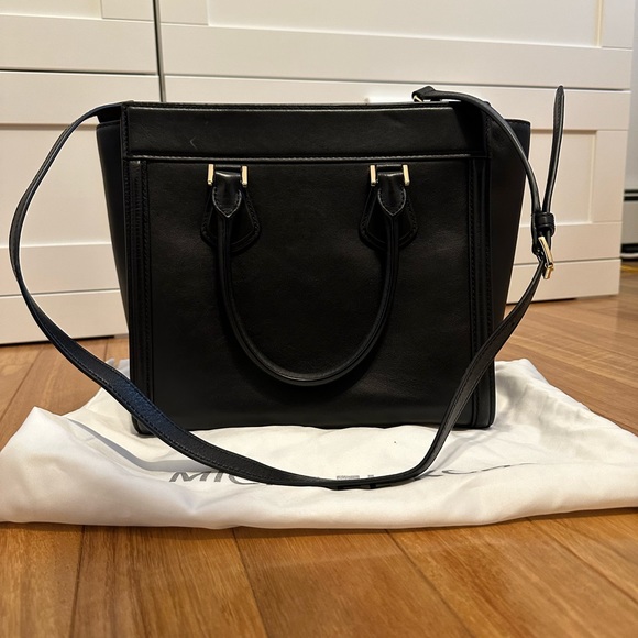 Michael Kors Black Handbag Lightly Used - Picture 2 of 4
